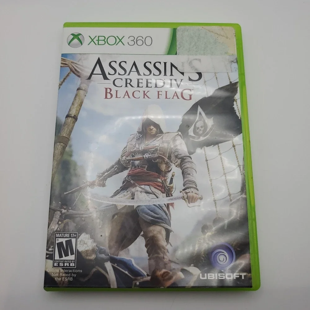 Assassin's Creed IV Black Flag - Xbox 360 - Both Disks- Preowned